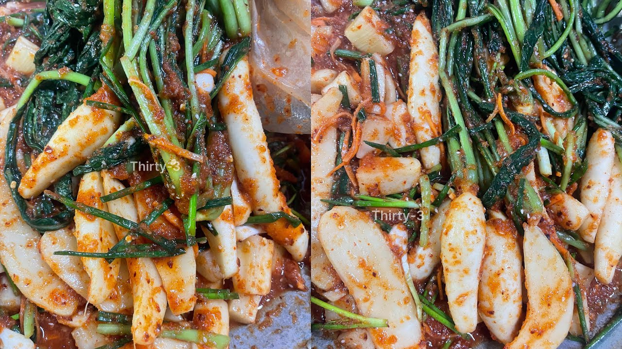 គីមឈីឆៃថាវឆ្ងាញ់ #eating #delicious #cooking #recipe 