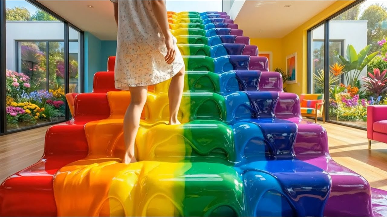 Which Crazy Staircase Would You Choose?! 😱🪜✨ | Ultimate Oddly Satisfying AI ASMR