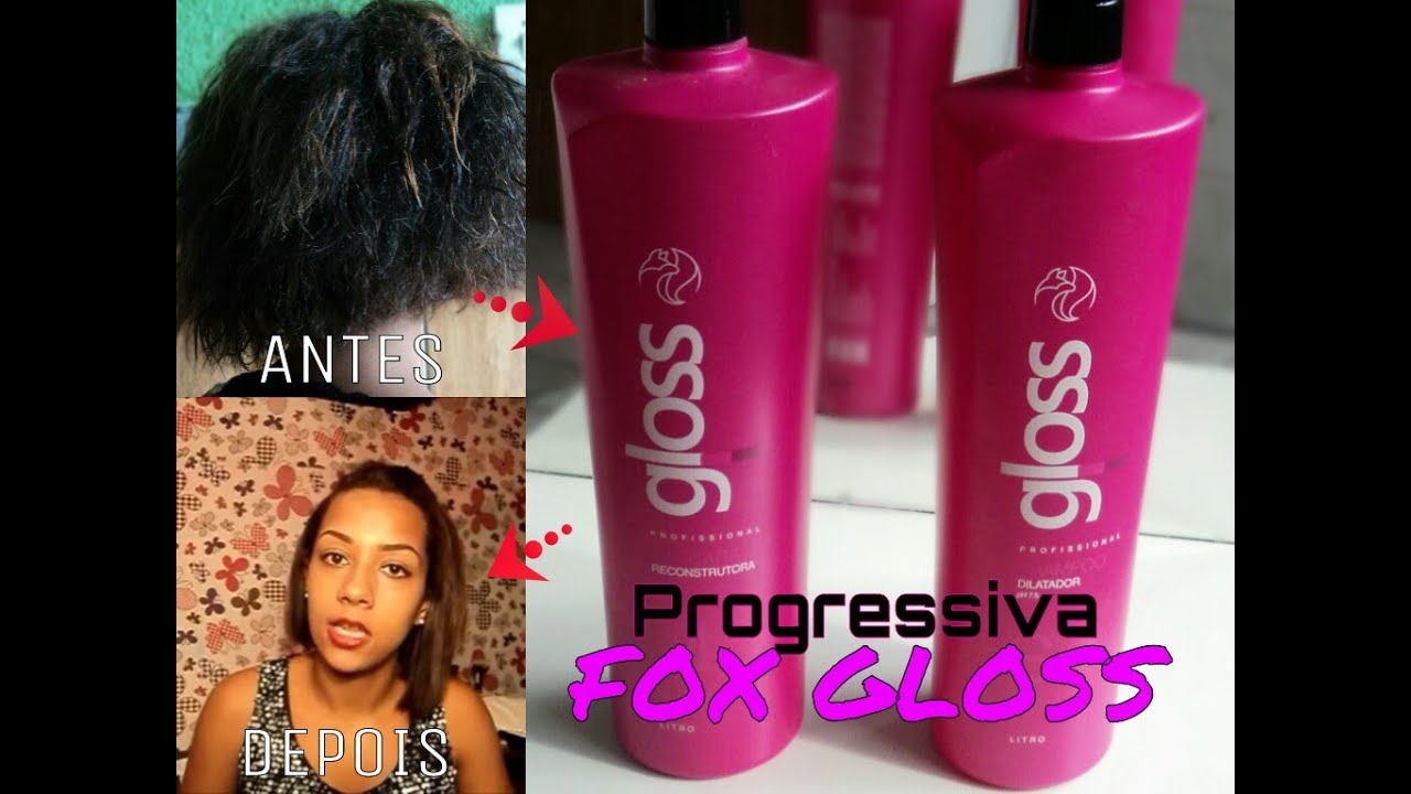 PROGRESSIVA GLOSS da FOX COSMÉTICOS: Resenha + passo a passo