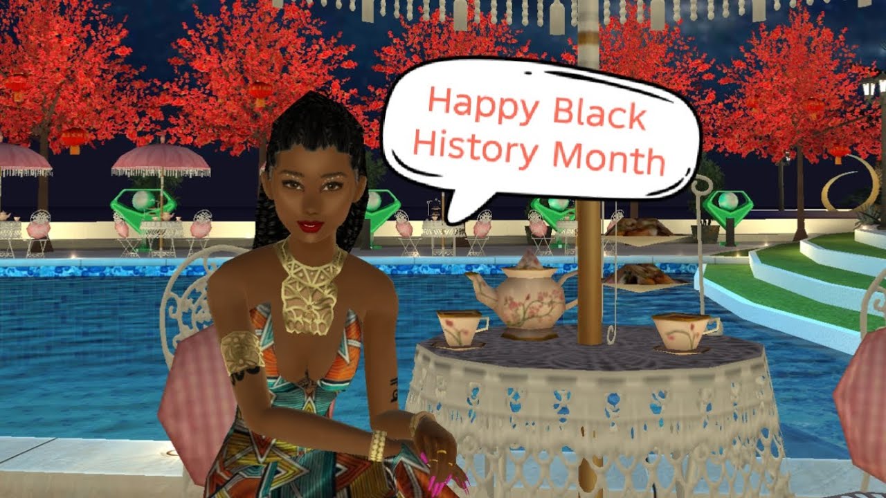 Avakin Life Gameplay | Inside the Black History Month House by Shalom (No Voiceover)