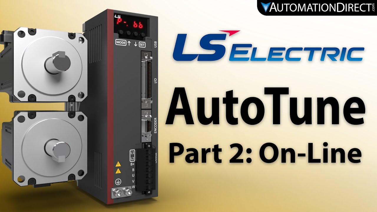 Автоматическая настройка сервосистем LS Electric L7C и L7P, часть 2 от AutomationDirect