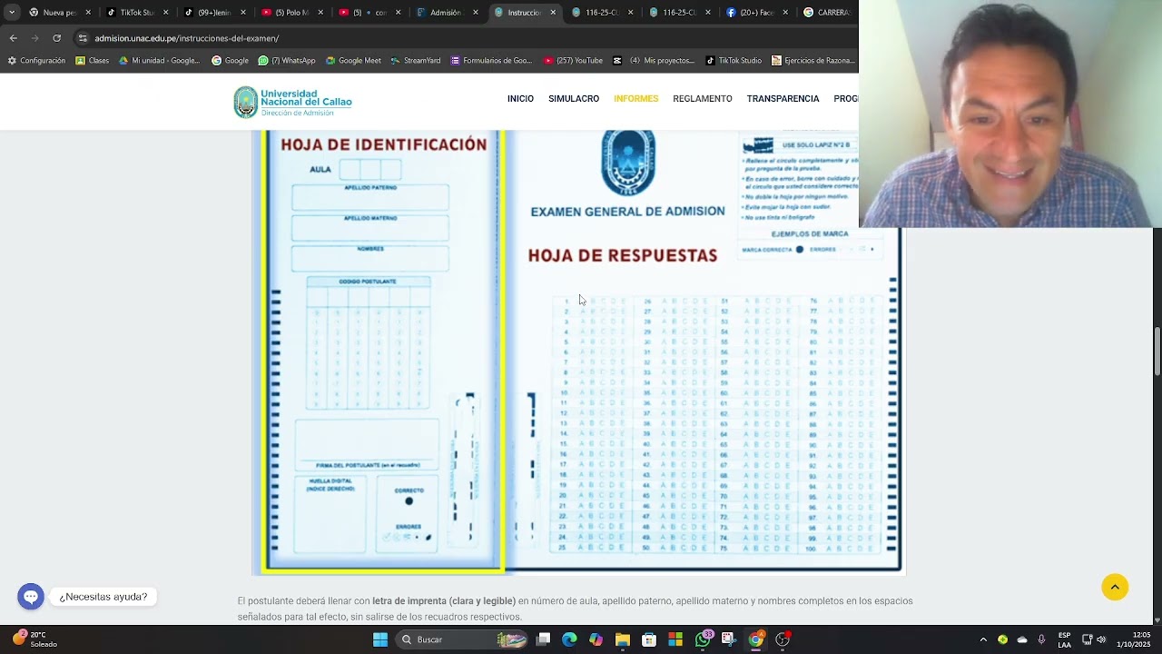 Examen de admisión UNAC 2025 II