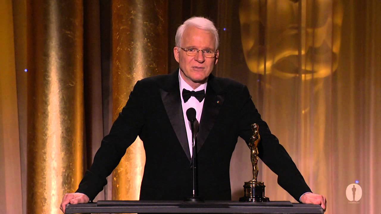 Steve Martin receives an Honorary Award at the 2013 Governors Awards