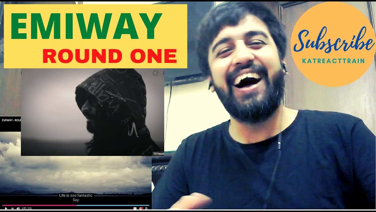 EMIWAY - ROUND ONE REACTION (OFFICIAL MUSIC VIDEO) | #KatReactTrain Reacts | EMIWAY SPAZZED !!!!