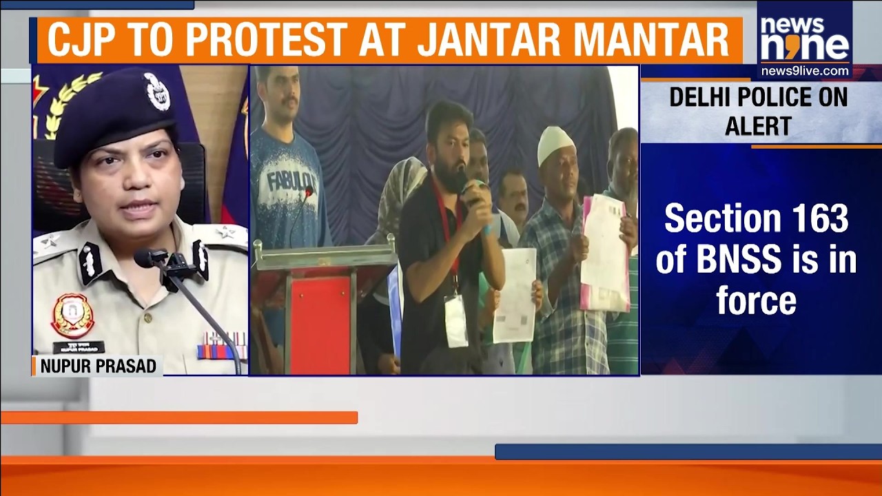 Delhi High Alert: 23,000 Troops Deployed, CJP Jantar Mantar Protest Denied