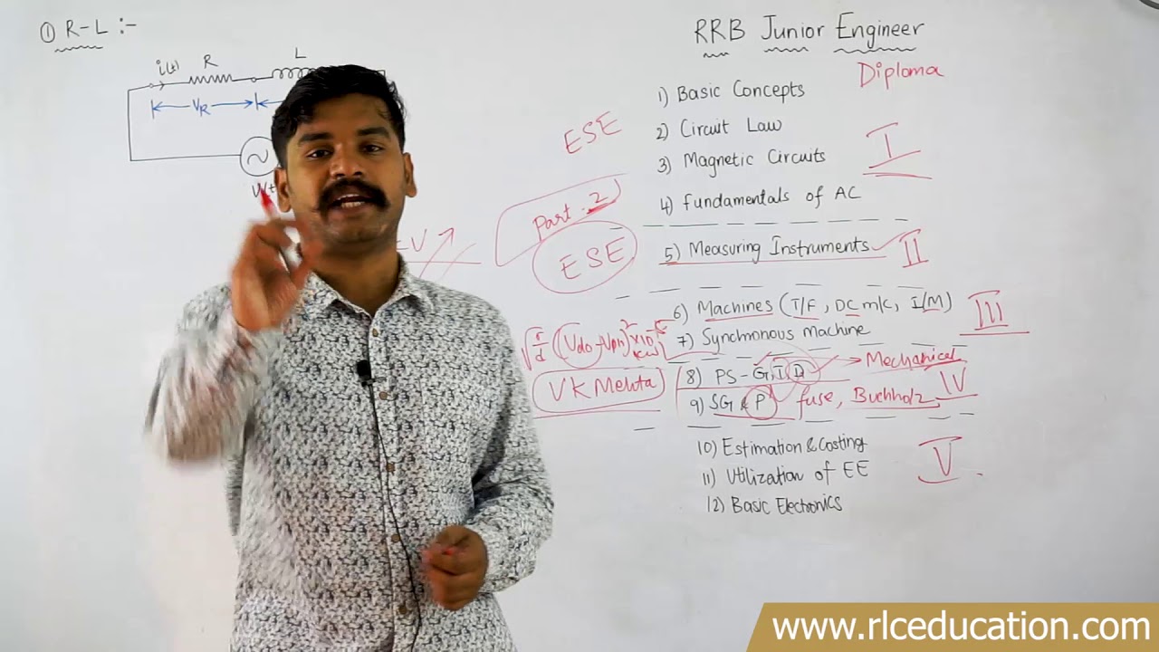 RRB JE Electrical Preparation Plan | RLC Education | Nikhil Nakka