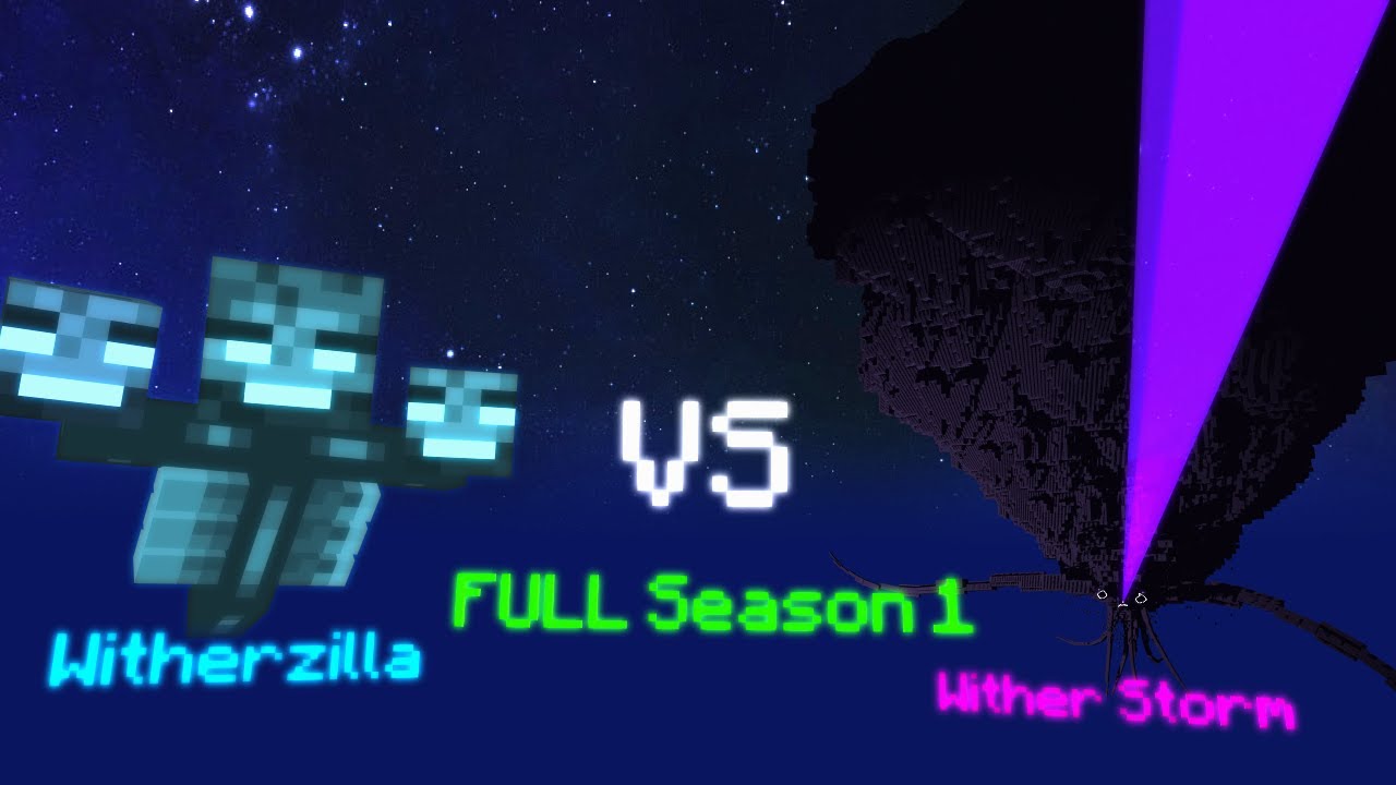 Wither Storm VS Witherzilla FULL