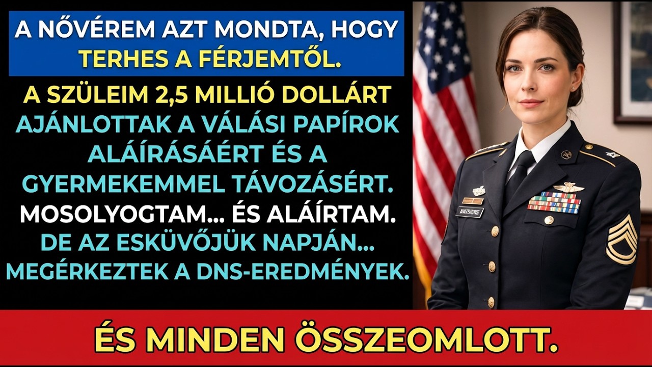A húgom azt mondta, terhes a férjemtől — szüleim $2,5 milliót fizettek, hogy elmenjek.