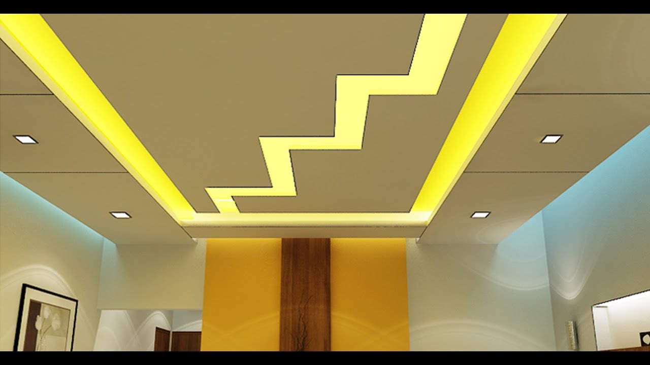 Latest Gypsum False Ceiling Designs 2018- Living and Bedroom- Plan N Design