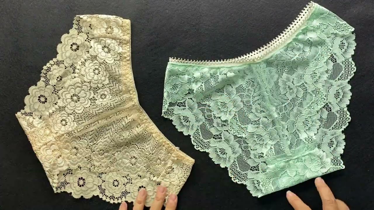 ⭐️Инструкция по пошиву нижнего белья из ажурной ткани высотой 20см (8 дюймов)/Полный размер S,M,L