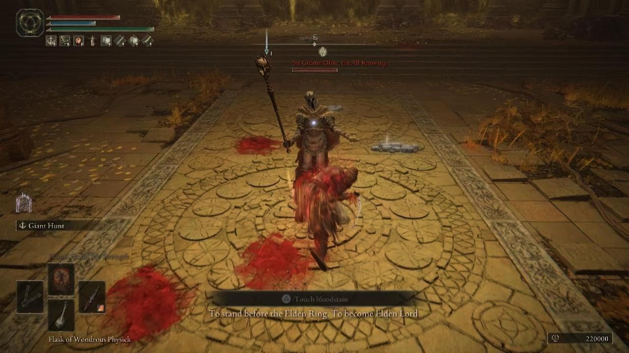 Beating ELDEN RING RL1 as a Demi-Human | Gideon