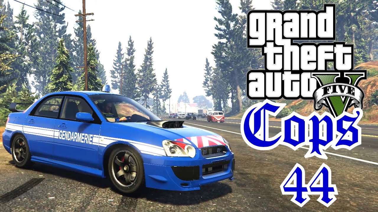 Gendarmerie Subaru Wrx - COPS 44 - LSPDFR GTA 5 MODS