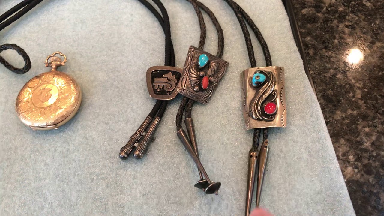 Estate Sale Finds #86 - Yazzie Bolo Tie Sterling Silver Jewelry