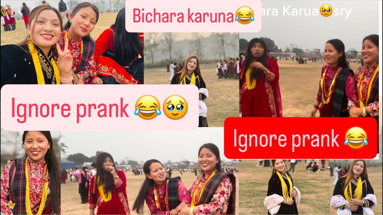 Magar diwas ma Karuna lai ignore prank 😂Bichara karuna 🥹