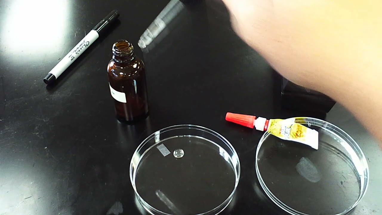 Superglue Fuming for Fingerprints