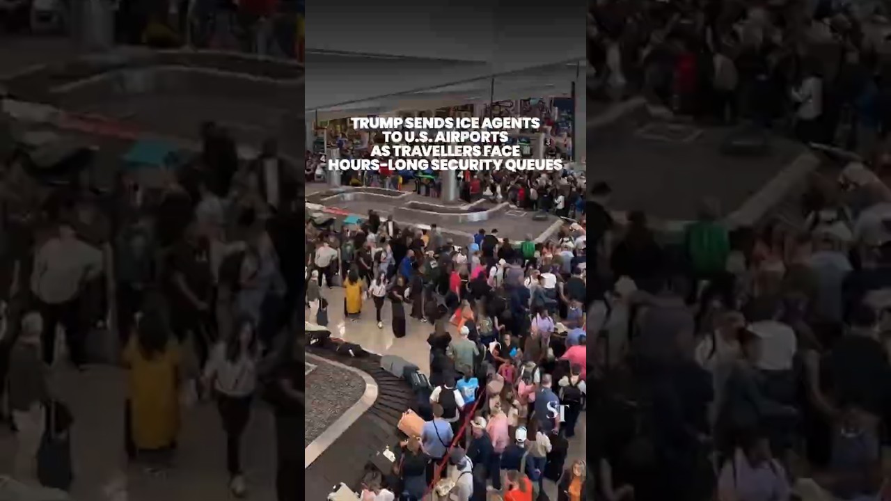 Trump sends ICE agents to US airports as security lines grow