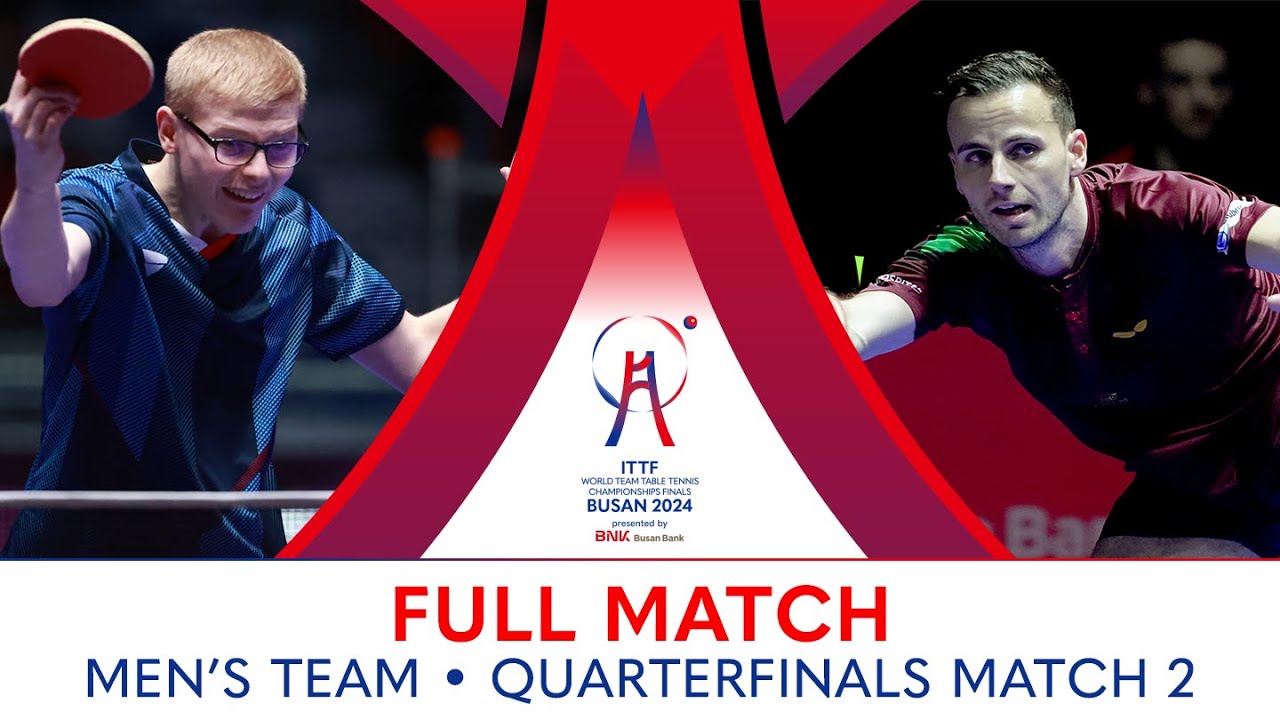 FULL MATCH | LEBRUN Felix vs APOLONIA Tiago | MT QF | #ITTFWorlds2024