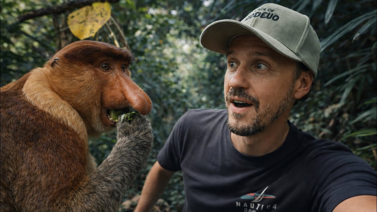 Я думал, что никогда не найду эту обезьяну на Борнео 🇲🇾