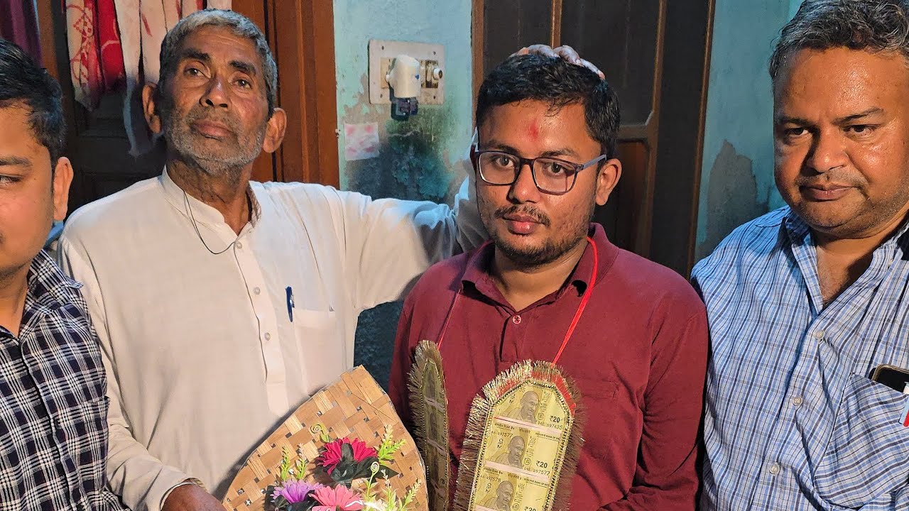 UPSC में करनाल के गरीब परिवार के बेटे लवकेश गुप्ता का चयन , पूरे गाँव में जश्न का माहौल 