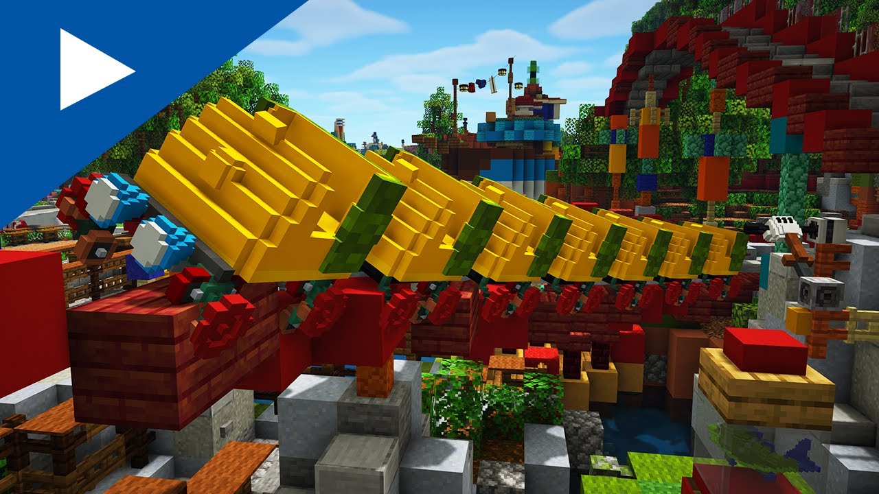 NEW Minecraft Chip N Dale's Gadget Coaster from Toontown | ImagineFun 2023