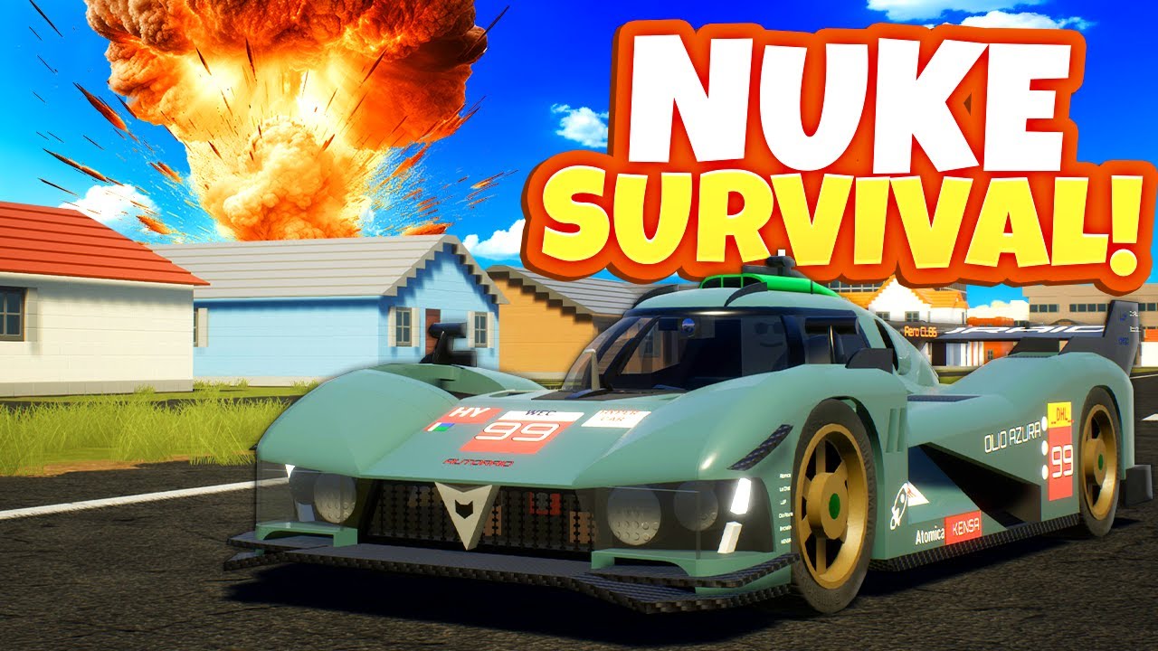 Can a Hypercar OUTRUN a Nuclear Explosion? (Brick Rigs)