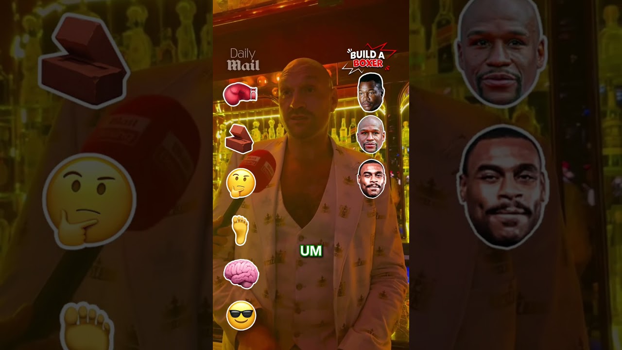 BUILD A FIGHTER with Tyson Fury 🧱🥊 #tysonfury #fury #boxing #ali #usyk #long