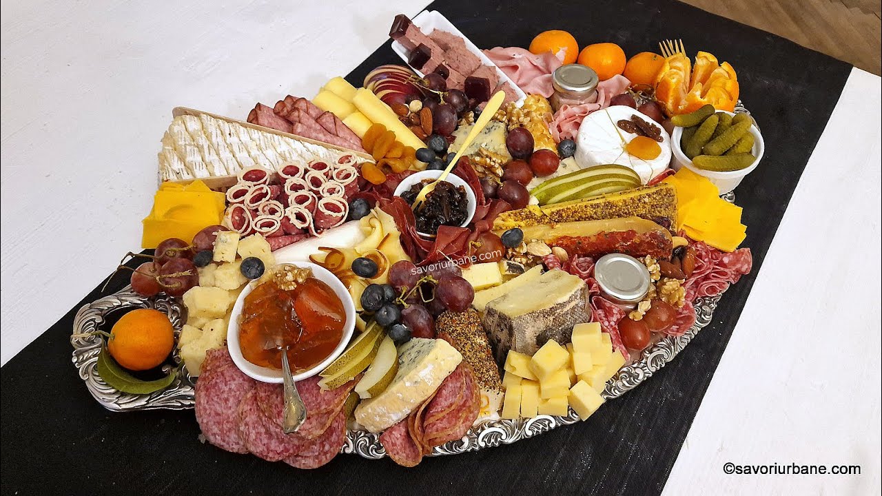 Charcuterie Board with fruit, crackers, meats and cheeses, terrines CC SUB | Savori Urbane