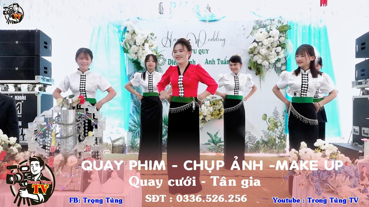 MÚA MỪNG LỄ VU QUY DIỄM OANH - ANH TUẤN BẢN TAU HAY CHIỀNG SƠ