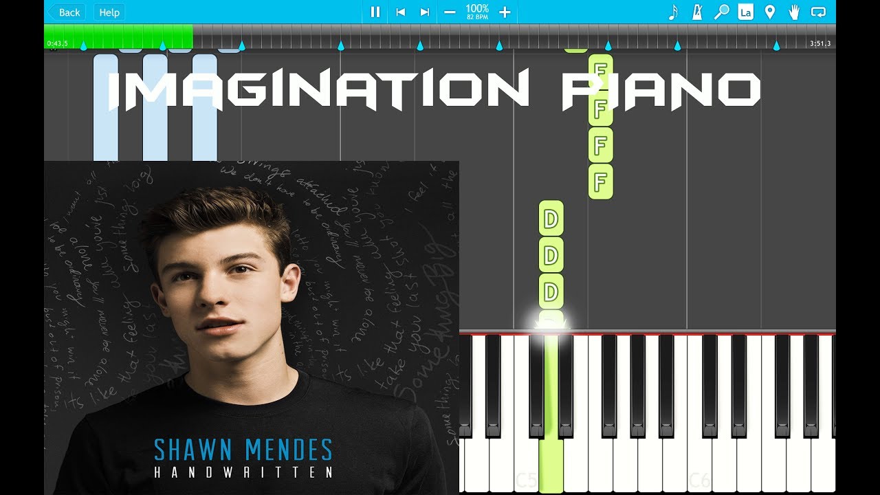 Shawn Mendes - Imagination PIANO TUTORIAL EASY (Piano Cover)