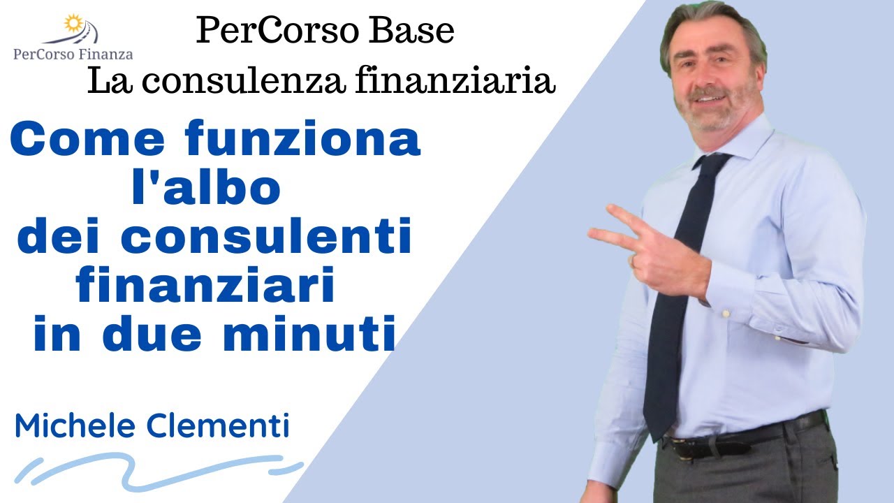Come funziona l''Albo dei consulenti finanziari