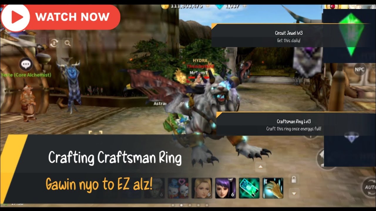 Cabal M | Crafting Craftsman Ring Tips & Routine | Easy Alz.