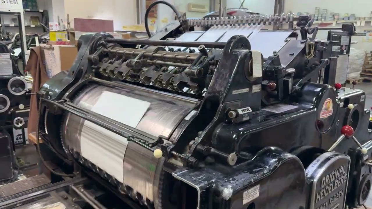 HEIDELBERG SBGZ 56x77 cm with HOT FOIL