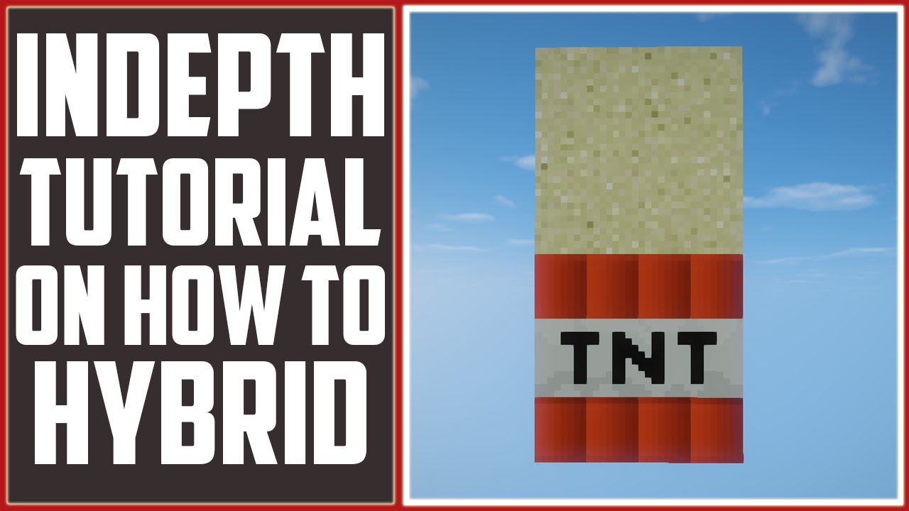The Basics of the Hybrid TNT Mechanic! - Minecraft Factions & Cannon Tutorial!