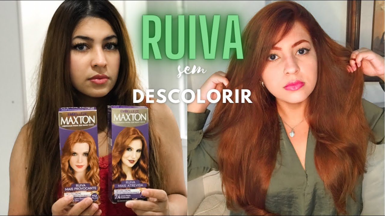 DO CASTANHO AO RUIVO SEM DESCOLORIR | MAXTON 74 + 843 COMO RETOCAR RAIZ GRANDE