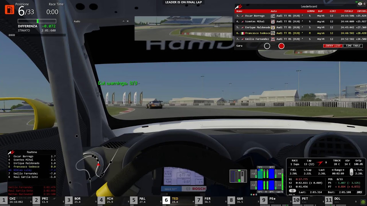 LFM#Off Season#AudiTT#Nurburgring#Assetto Corsa#Split1
