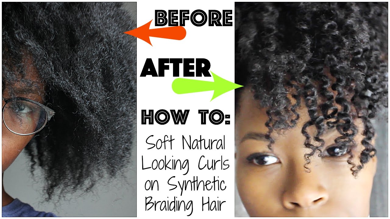 ❀ How To ❀ Kinky Curls on Crochet Braids with Marley Hair! No Perm Rods