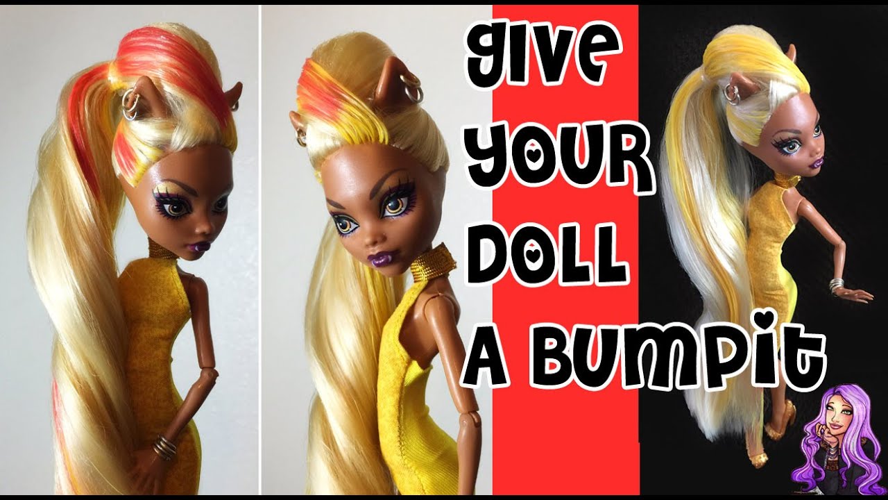 How to give your Monster High doll a bumpit hairstyle