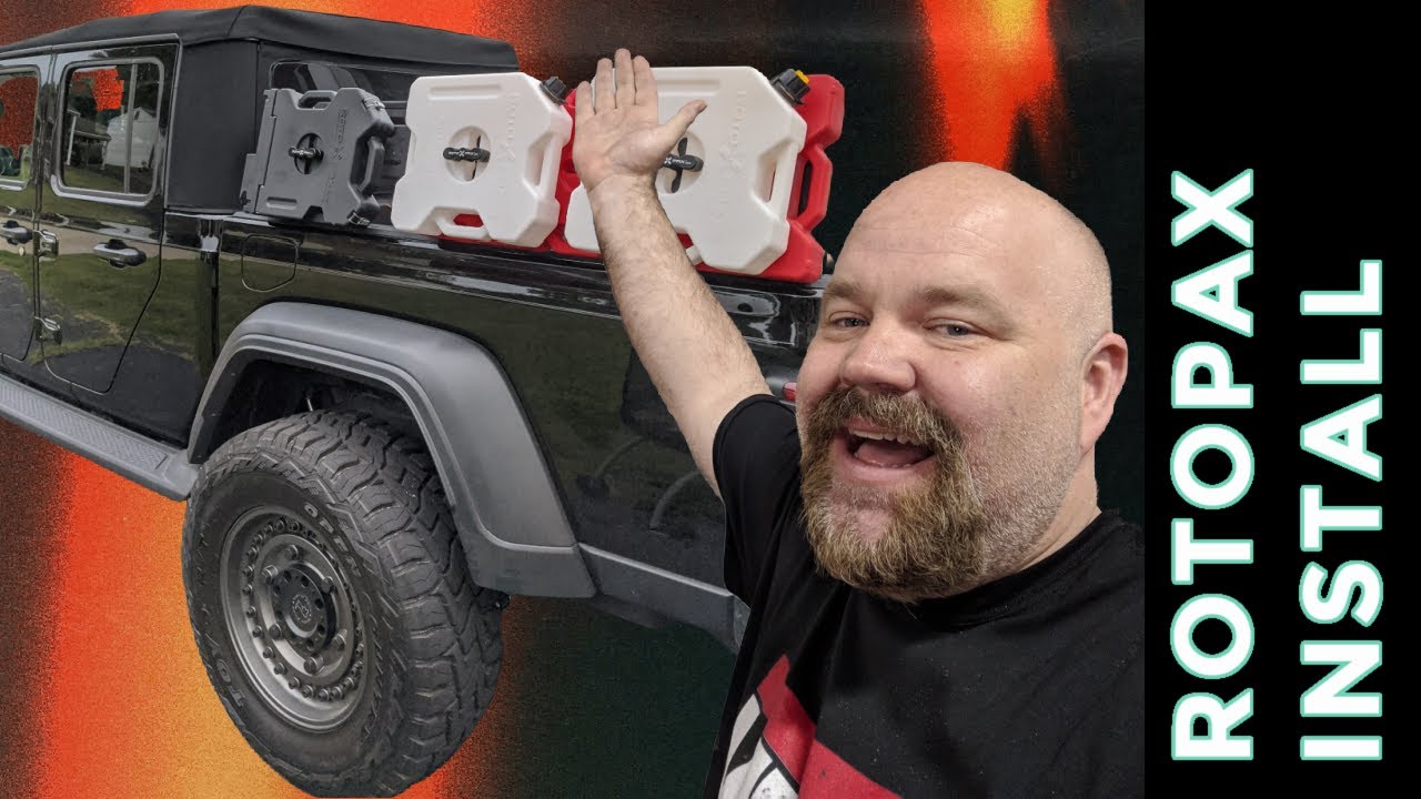 Installing Rotopax on my Jeep Gladiator
