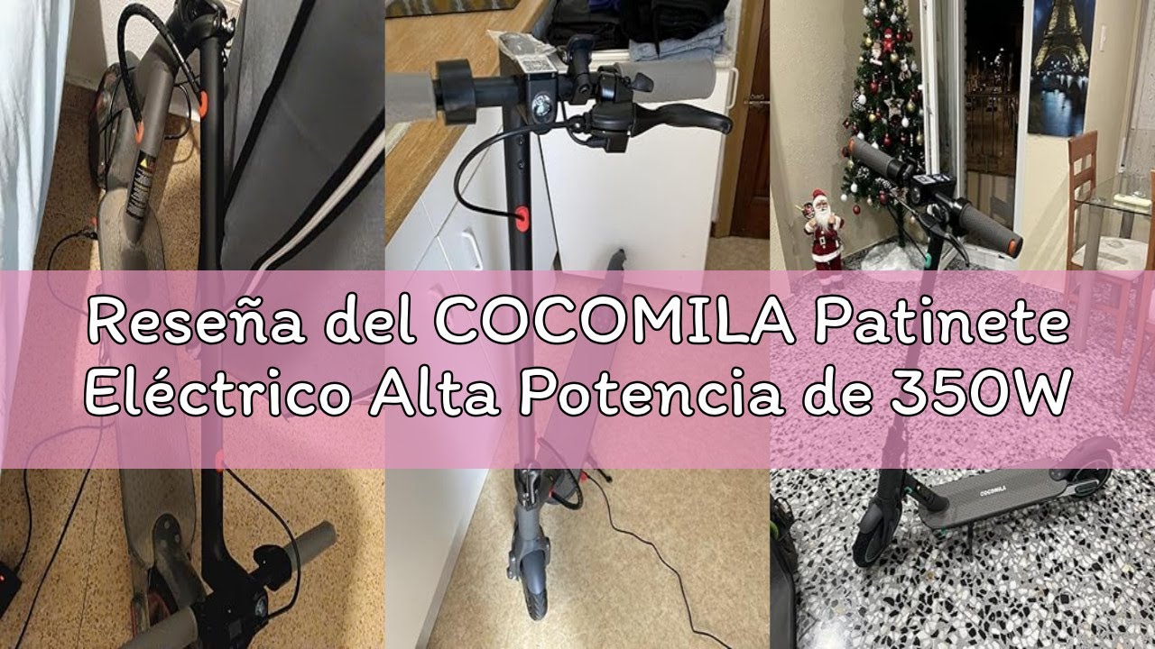 Reseña del COCOMILA Patinete Eléctrico Alta Potencia de 350W/500w,NeumáTico 21.6/25.4CM,hasta 25KM/H