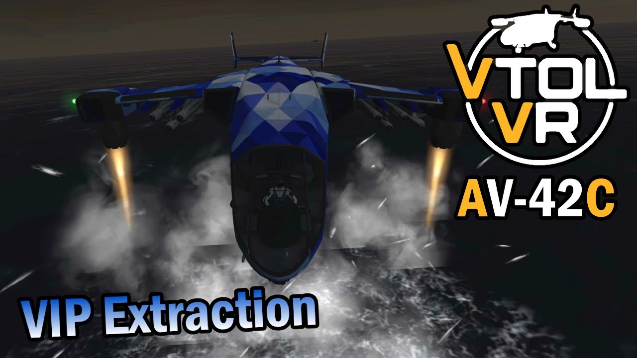 VTOL VR ☁️ AV-42C embassy raid during VIP extraction