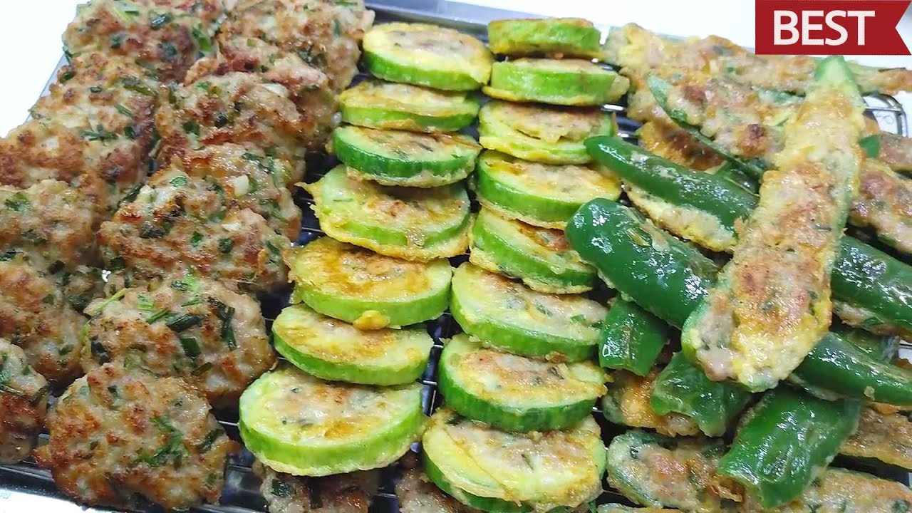 고기반죽 하나로 3가지 전 가능! 강력추천!  