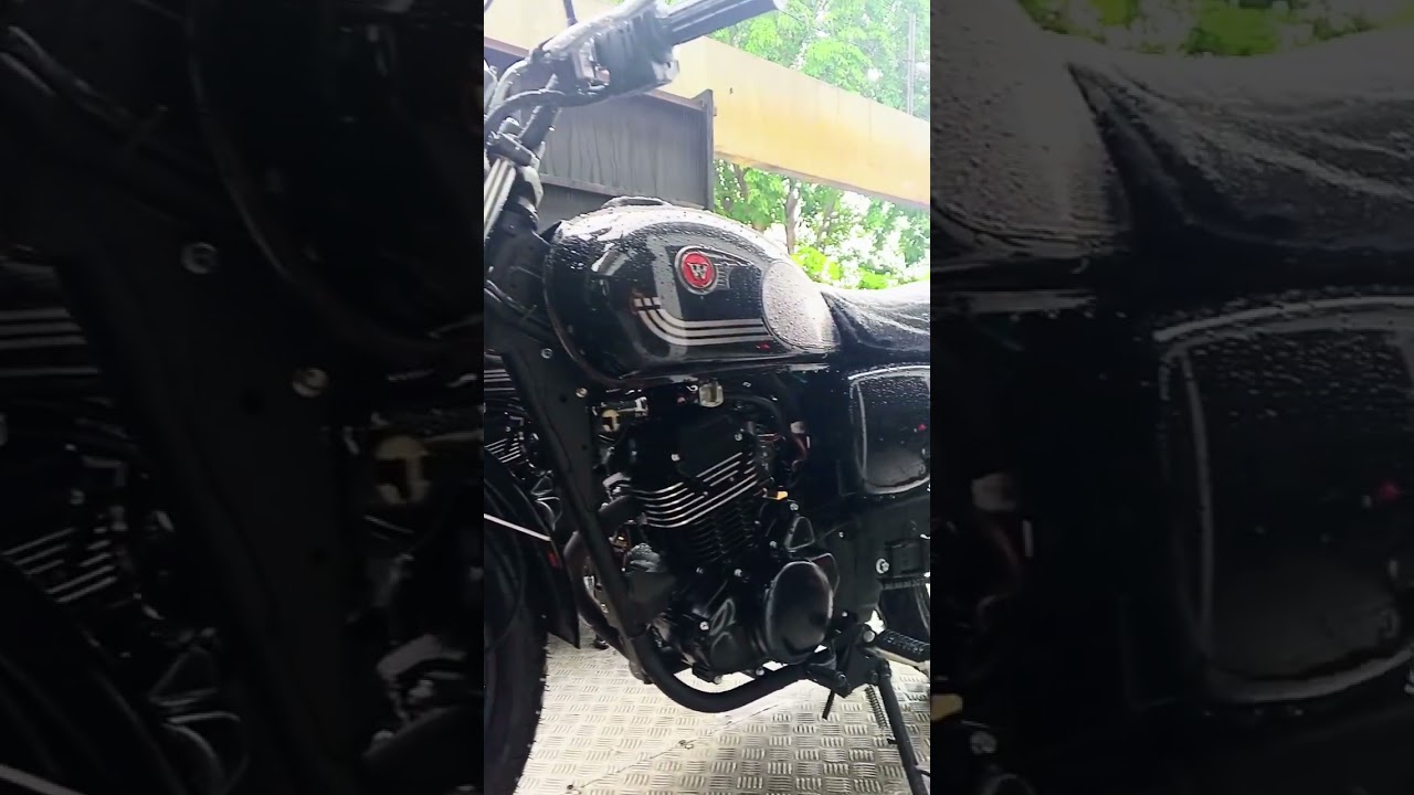 Duel Kawasaki W175SE black 🔥🔥 #kawasaki #w175
