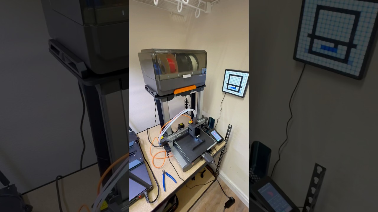Anycubic Kobra 3 Combo Ace Pro Mount #3dprinting #anycubic #3dprint