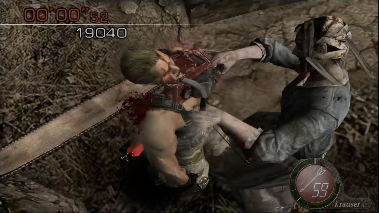 Krauser's near death challenge vol. 2 | Resident Evil 4 (PS4) | The Mercenaries