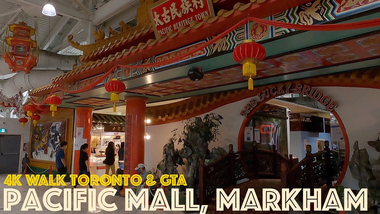 Pacific Mall & Heritage Town in Markham Ontario (July 2021): 4K Slow Walk Toronto & the GTA, Canada