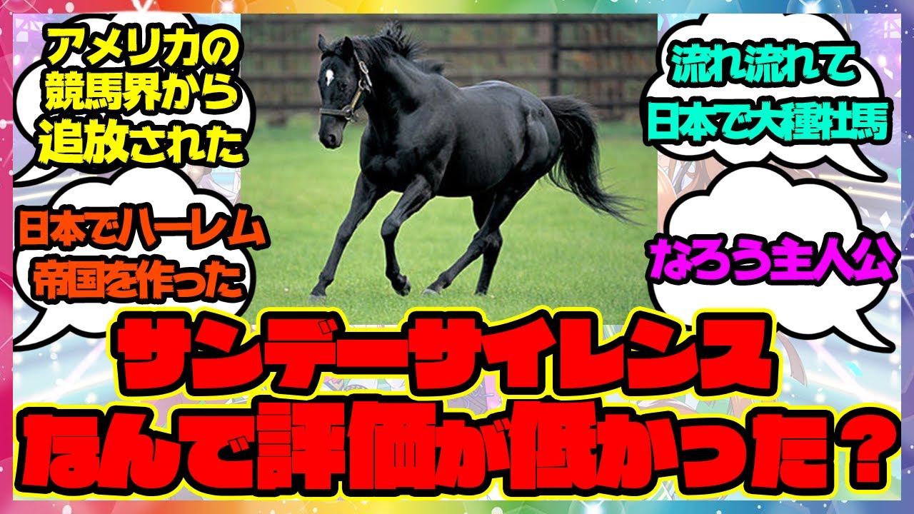 『サンデーサイレンスはなんで評価低かったの？』に対するみんなの反応🐎まとめ【ウマ娘プリティーダービー】【競馬】