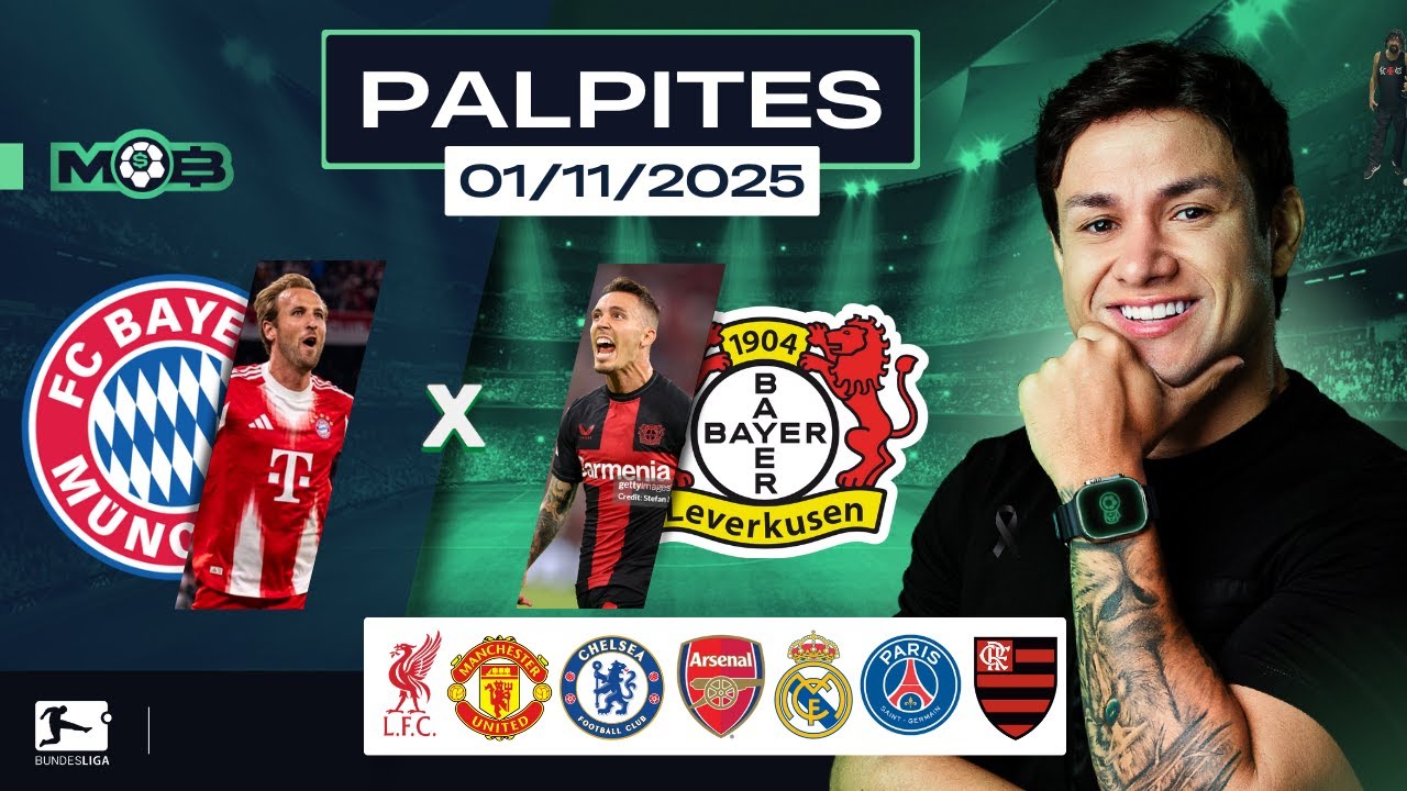 PALPITES DE FUTEBOL PARA O DIA 01 11 2025 + BILHETE PRONTO (SABADOU NO MUNDO BET)