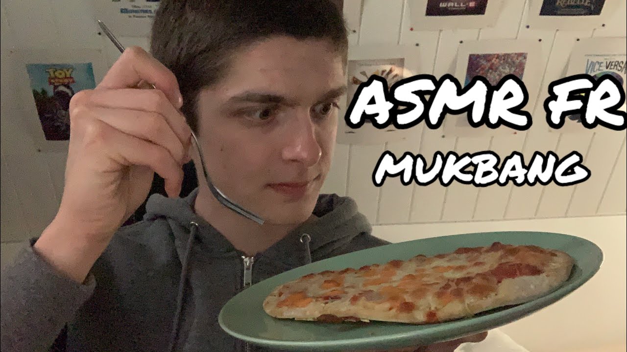 ASMR MUKBANG FR - Pizza surgelé