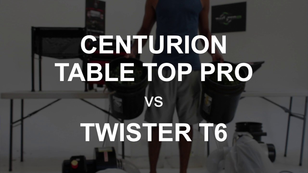 Part 3 - Head to head comparison of Centurion Table Top Pro vs Twister T6