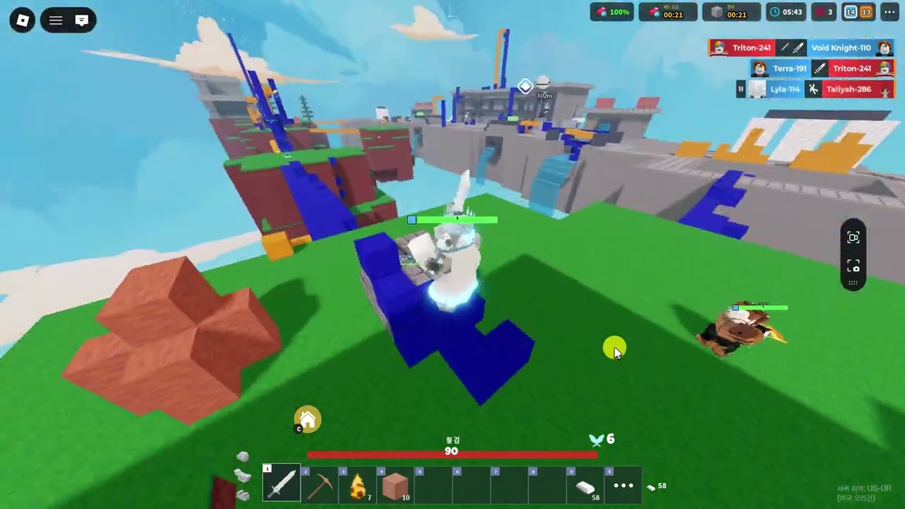 Roblox Bedwars gameplay